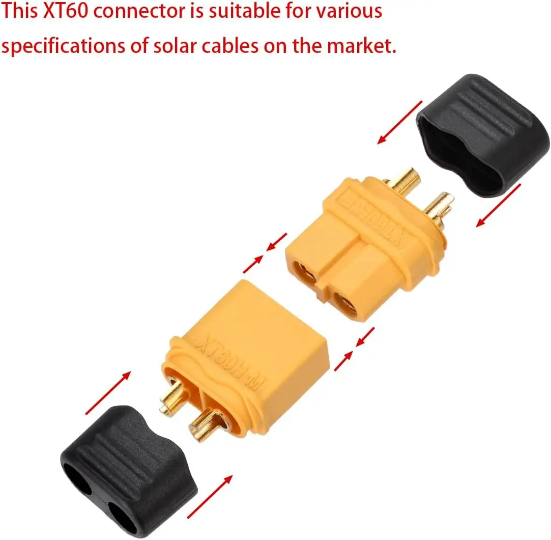 Connecteurs XT60H pour Batteries RC - Lot de 1 à 20 Paires