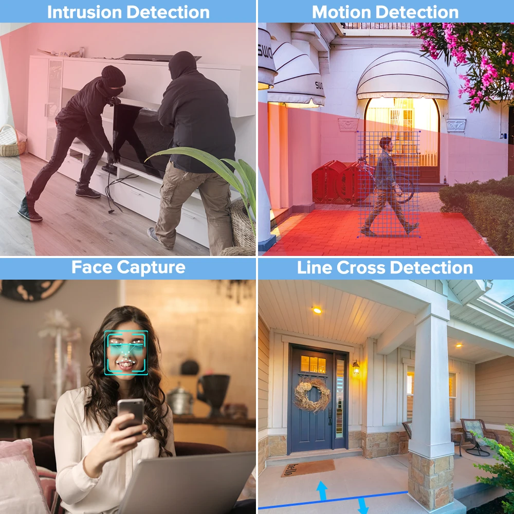 Hikvision IP Camera 8MP 4K Acusense IR Fixed Dome DS-2CD2186G2-I DS-2CD2186G2-ISU POE Security Protection CCTV Surveillance IP67