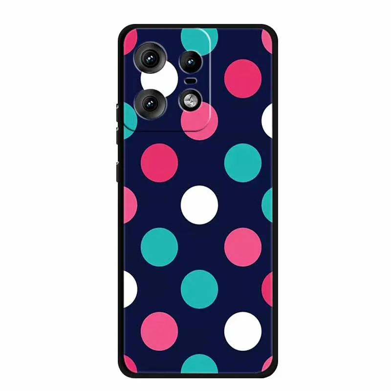 Charming Cat Design Soft TPU Silicone Phone Case - Painted Back Cover for Motorola Moto Edge 50 Pro 5G 2024
