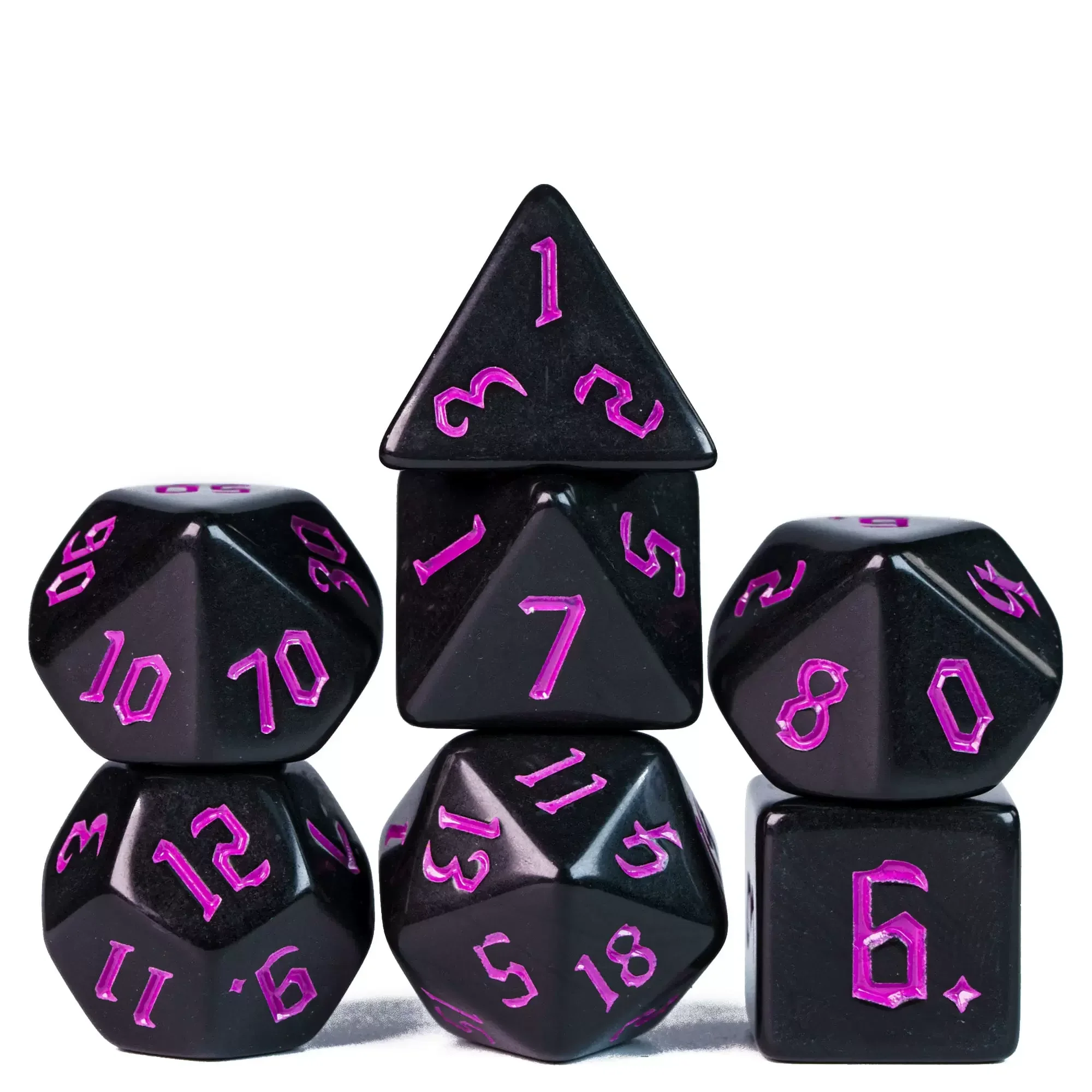 Polyhedral Dice 7pcs/lot D&D Dice Set Double-Colors Board Game for DND RPG D20 D12 D10 D8 D6 D4 Table Games Accessories