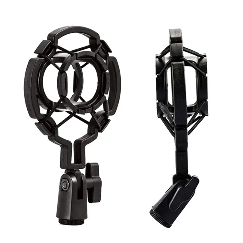 Metal Microphone Shock Mount Locking Knob Reduce Noise Broadcast Clip Studio Recording Mic Holder Spider Condenser microphone shock mount,microphone mount clamp
