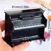 Wood Doll Piano Craft Multicolor 1/12 Miniature Pianoforte Playing House Scene Model Dollhouse Musical Instruments 6
