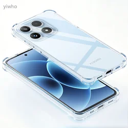 Soft Shockproof Clear TPU Phone Case - Transparent Protective Back Cover for Xiaomi 17