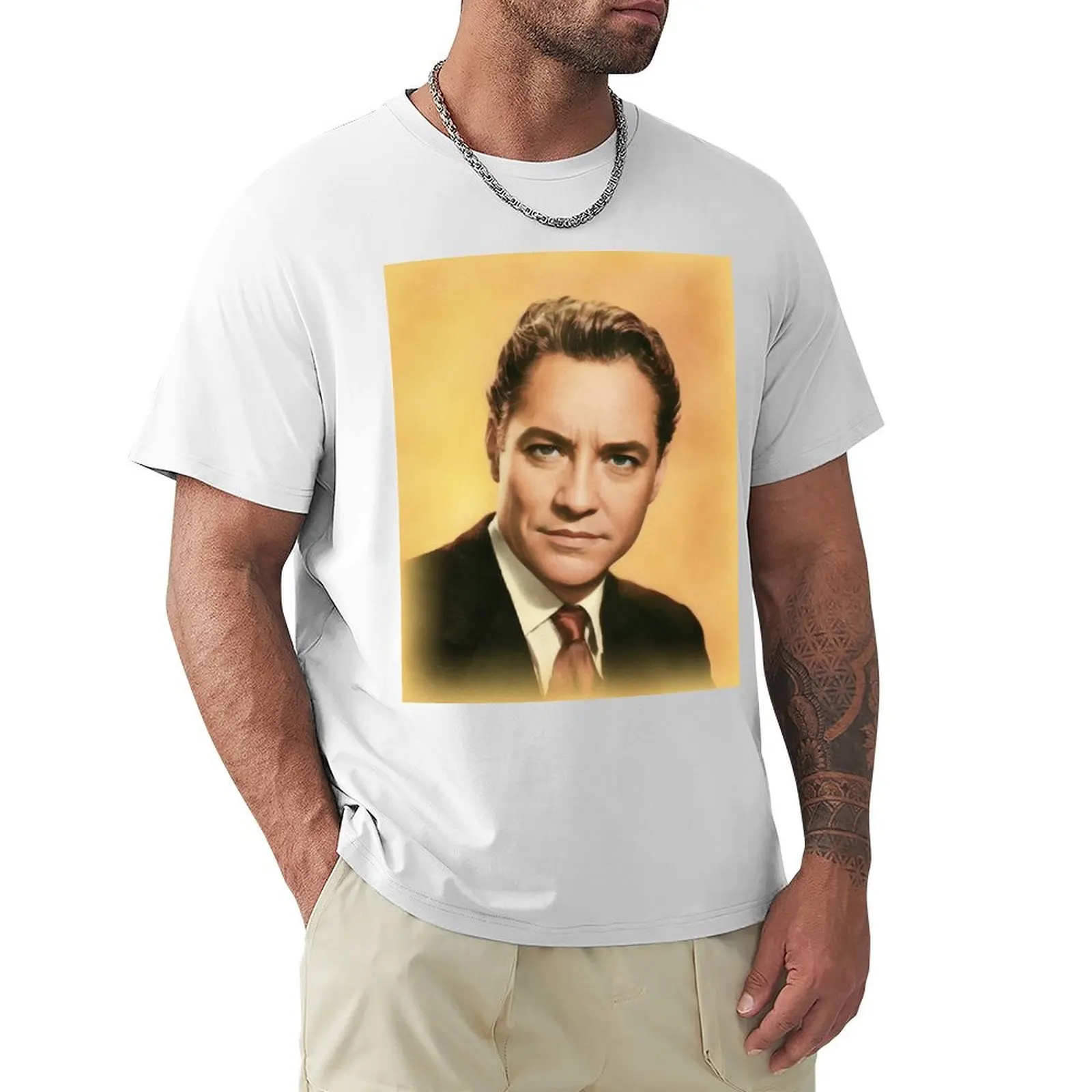 Richard Todd, Actor T-Shirt kawaii clothes funnys mens graphic t-shirts
