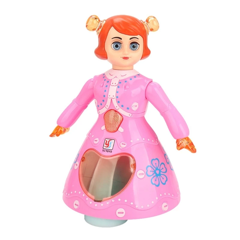 

Princess Musical Dancing with LED Lights Music 360° Spinning Electric Music