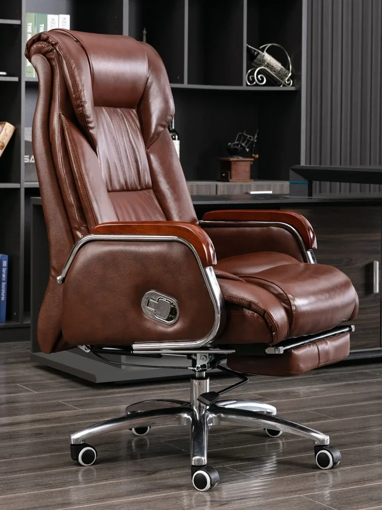 

Luxurious Leather Office Chair Massage Comfort Recliner Home Boss Gaming Chair Work Sillas De Oficina Office Furniture Swivel