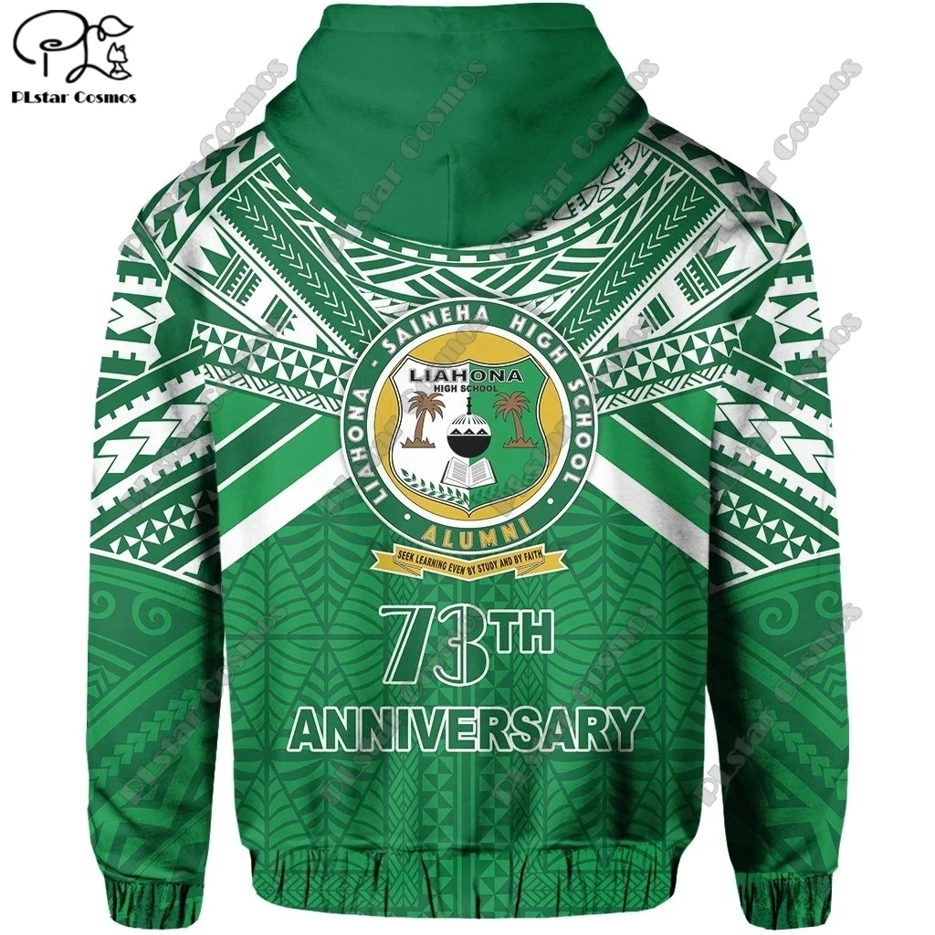 PLstar Cosmos 3D Print Newest Tattoo Tonga Liahona High School Art Harajuku Streetwear Pullover Unique Unisex Hoodie/Zip   L4