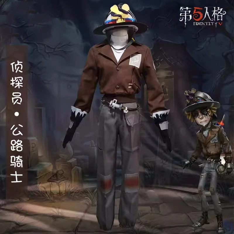 

Game Identity V Norton Campbell Cosplay Costume Women Men Anime Prospector Role Play Clothing Halloween Carnival Fashion Suit