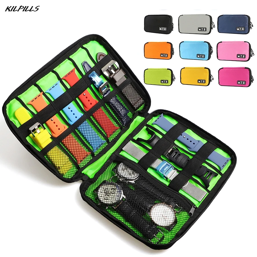 Portable Organizer Bag for Smartwatch Bands and Accessories