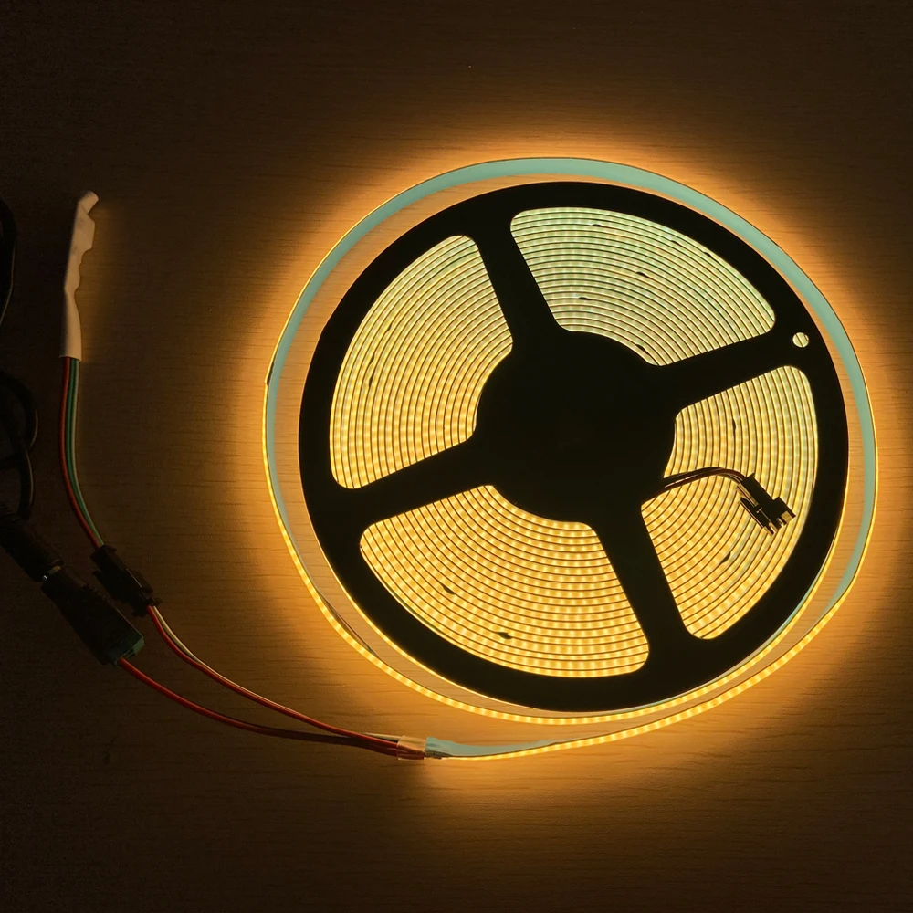 10M COB Running Water Flowing Led Strip CCT Dimmable Light 27006500K