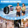 EIGIIS Smart Watch Men 1.69'' Full Touch Screen Fitness Tracker Bluetooth Call DIY GTS 3 waterproof Smart Watch for ios Android 3
