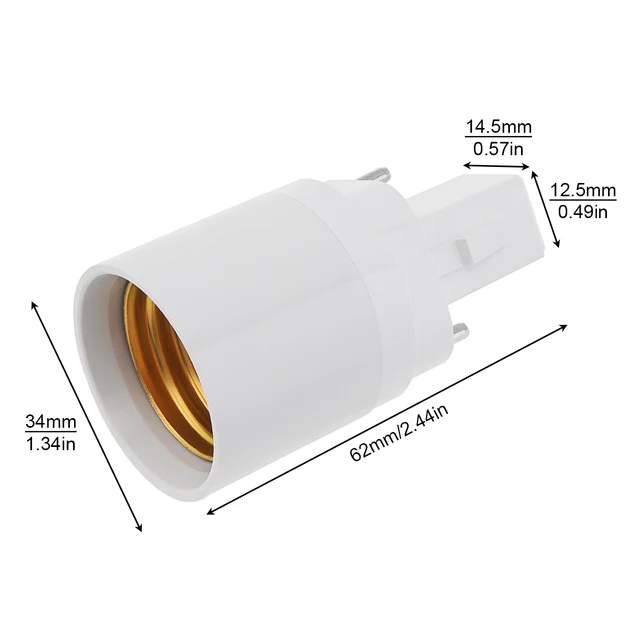 2Pcs E27 Light Bulb Socket Base With Cord Switch For Lamp Replacement