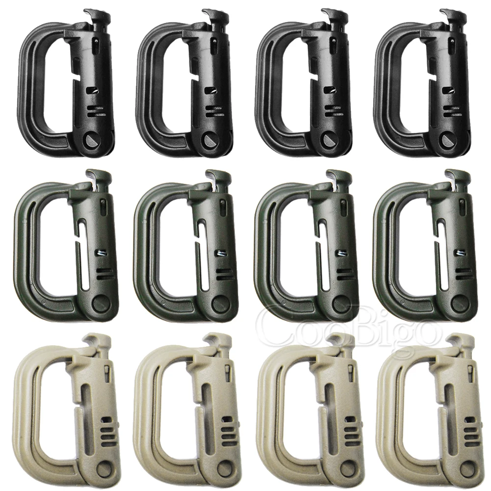 Plastic Dring Snap Shackle Plastic Carabiner Locking Key Ring