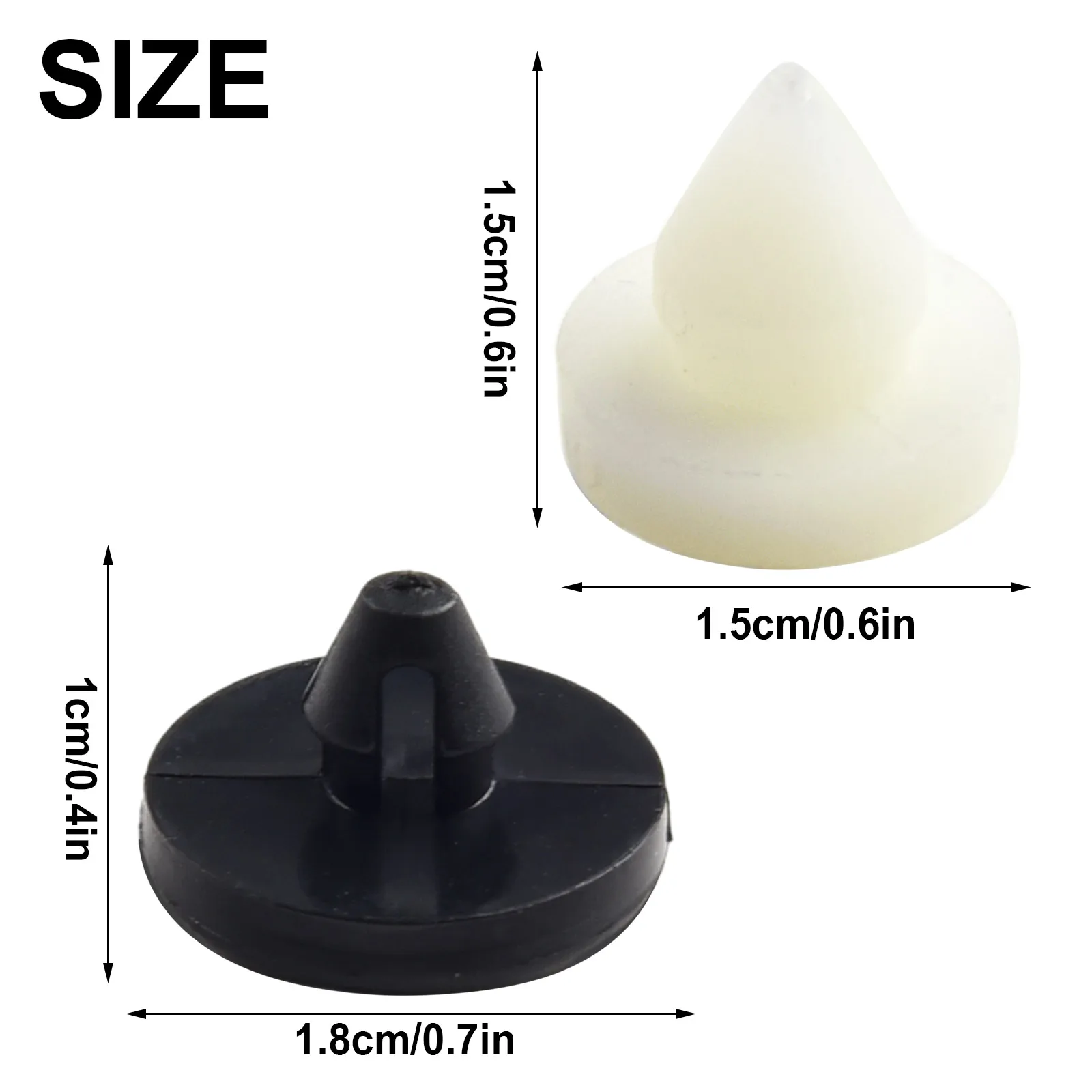 8Pcs/set Car Brake Clutch Pedal Stopper Pad Bushing For Honda Civic Accord Brake Limit Block Clip