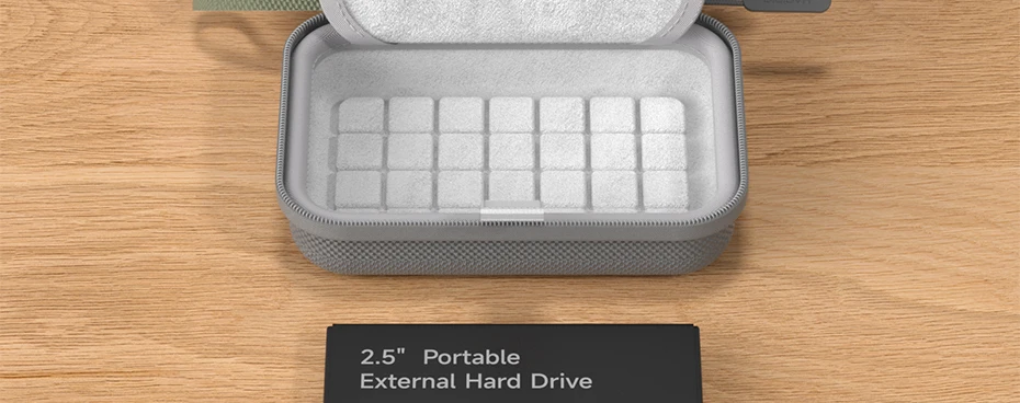 Hagibis Carrying Case for 2.5” External Hard Drive