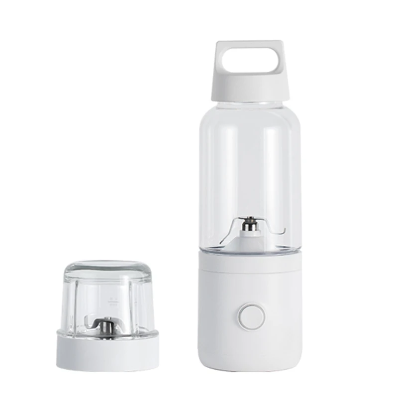 

400ml Blender for Shakes Smoothies 2000mAh Type C Rechargeable Mini Smoothie Blender Mixer Juicer Cup for Home Office