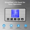 Commercial Ice Maker, Ice Making Machine with Large Storage Bin, Auto Self-Cleaning Ice Maker Perfect for Home Bar Business 5