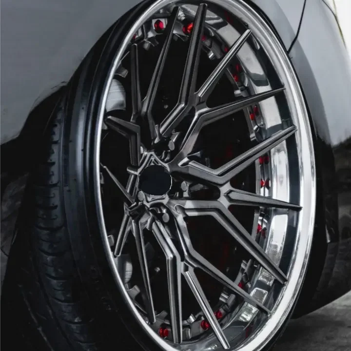 

Best selling 17 18 19 20 21 22 23 inch PCD 5*114.3 4*108 forged alloy car wheels made in China