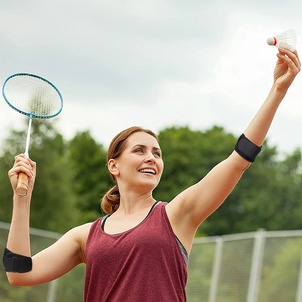 Attelle de coude de tennis pour tendinite, avant-bras du coude du golfeur,  sangle et coussin de compression, bandes de soutien du coude, instituts