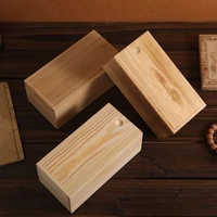 Bamboo Box Creative Desktop Organizer Wooden Storage Box Poker Case Box Cookies Storage Holder Gift Table Decorations 2