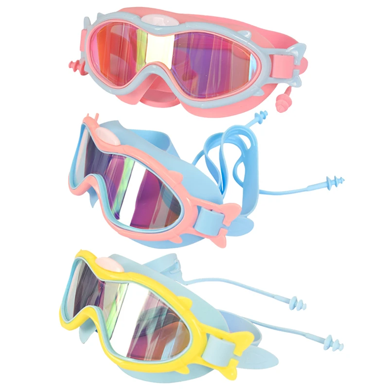 Professional Swimming Goggles Kids Swimming Glasses Diving HD Waterproof Anti-fog UV Protection 4-15 Years Children Swim Eyewear 6