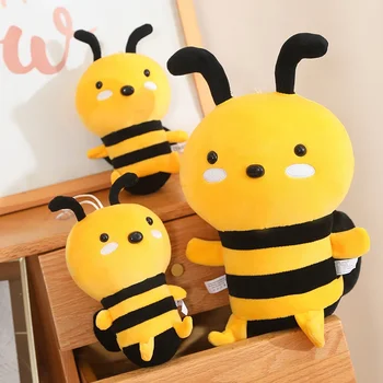 2 Sizes Lovely Cartoon Bee Plush Toys Chubby Stuffed Cute Bee Pendants Doll Kawaii Decor For Window/Door/Car Funny Gift 1 2 Sizes Lovely Cartoon Bee Plush Toys Chubby Stuffed Cute Bee Pendants Doll Kawaii Decor For Window/Door/Car Funny Gift 1