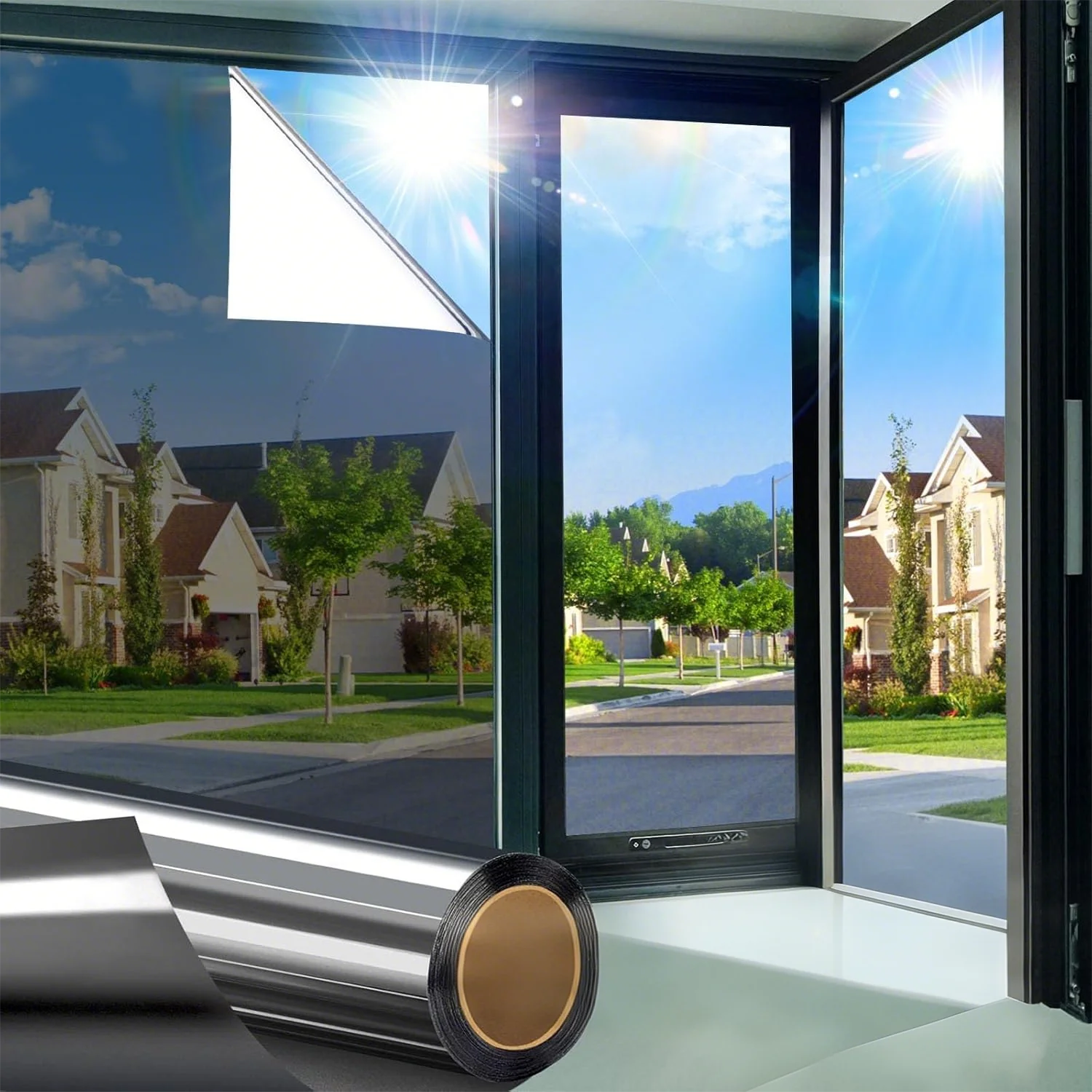 One Way Window Privacy Film See Out Not in, Window Tint for Home ...