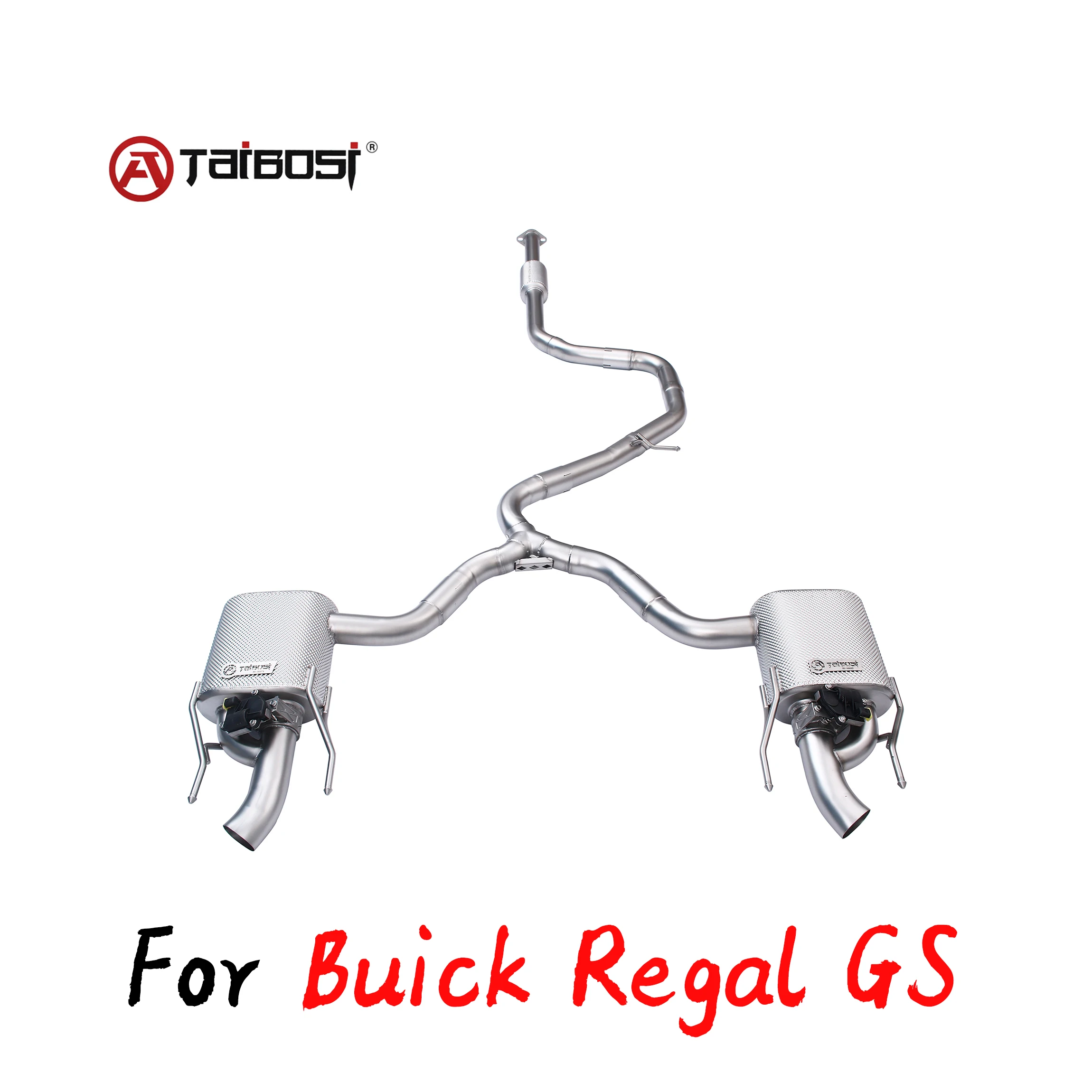 

For Buick Regal GS Exhaust Taibosi Performance Catback Exhaust System Pipe Electric / Vacuum Valve Car Muffler Cutout Dump