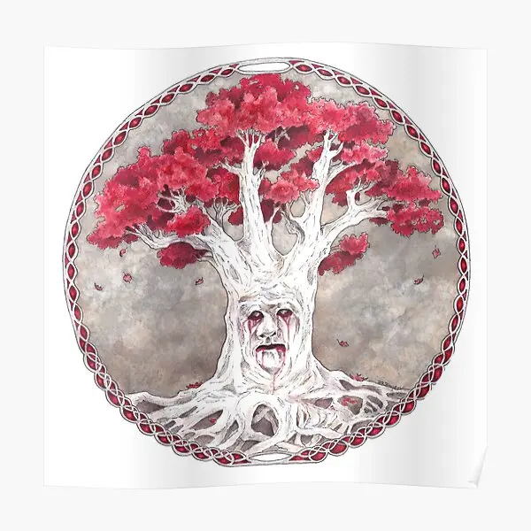 

Weirwood Tree Poster Vintage Home Modern Funny Print Art Painting Room Wall Picture Decor Mural Decoration No Frame