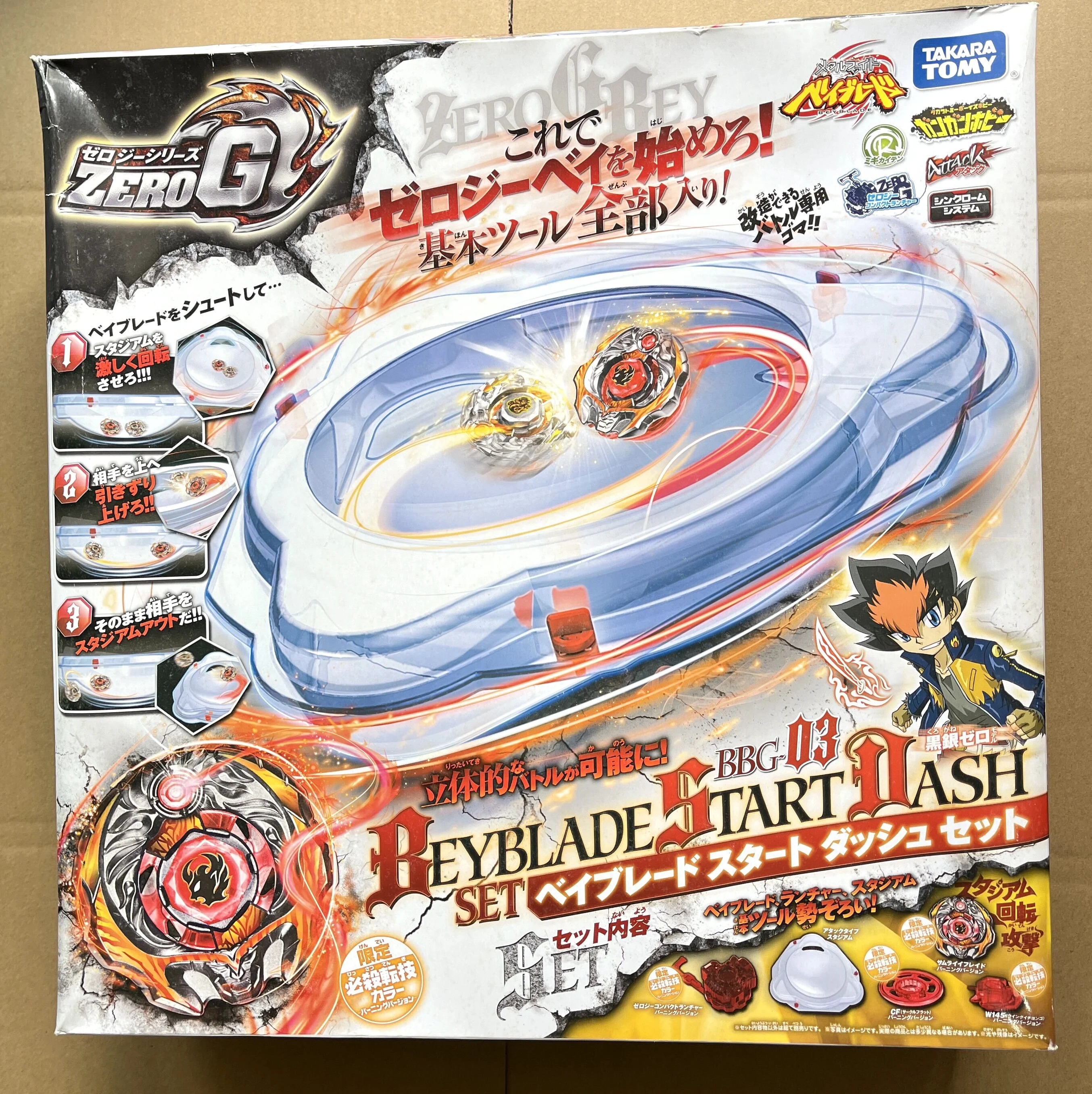 

TAKARA TOMY Metal бой бейблэйд Zerology Series BBG-03 Beyblade Start Dash Set