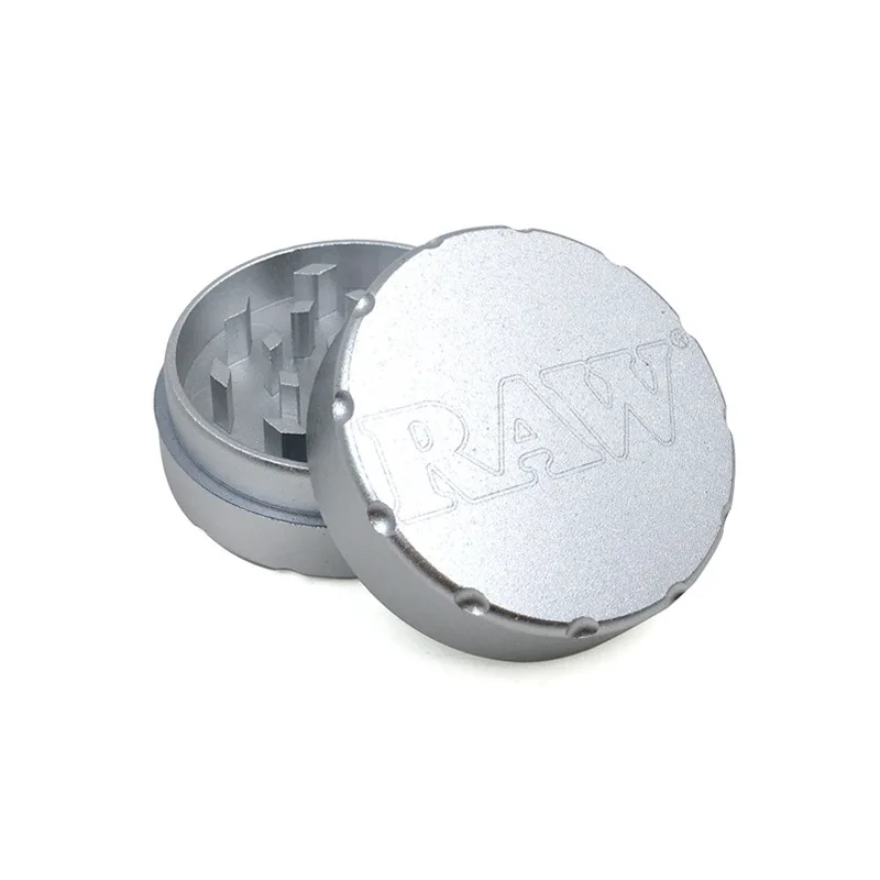 52MM Aluminum Alloy Herb Grinder Cigarette Mill 2 Layer Missing angle smoke Tobacco Grinder Smoking Accessories 4