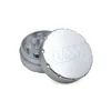 52MM Aluminum Alloy Herb Grinder Cigarette Mill 2 Layer Missing angle smoke Tobacco Grinder Smoking Accessories 4