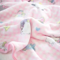 Sanrio Cute Hello Kitty Blanket Warm Flannel Blanket Pillowcase Japanese Style Pattern Printing Blanket Bedspread Bedroom Girl 5