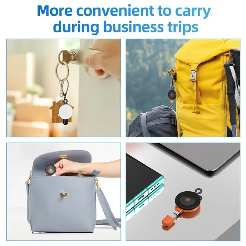 Portable Watch Wireless Charger For Samsung Galaxy 5 Pro 5/4/3 Active 2/1 Sport/S3 Type C Magnetic Charging Wireless Chargers