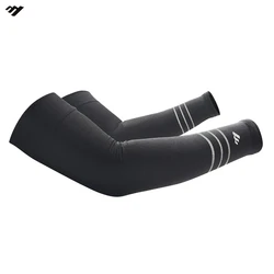 UV Protective Cooling Arm Sleeves - Breathable, Moisture - Wicking Sports Gear (Black)