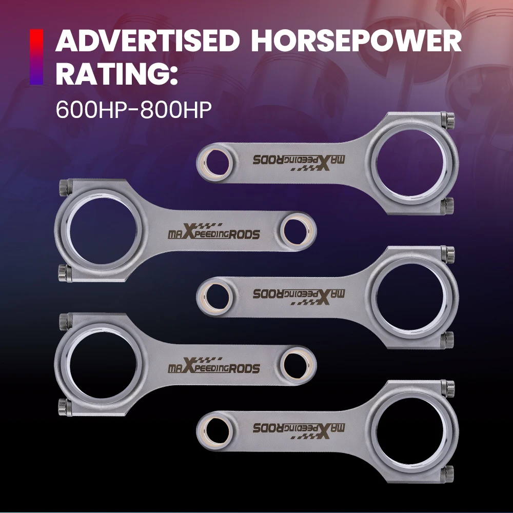 Biella Da Corsa In Acciaio Per Audi Rs2 2.2L Turbo 5Cyl Bielle Bielle Bulloni H Beam Biella Per Rs2 S4 3B Rr Aan Arp 144/20Mm