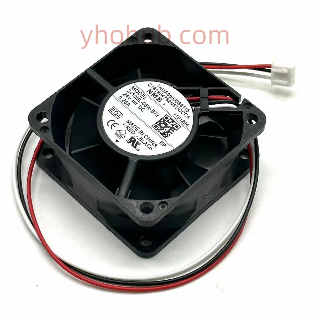 Nmb-mat 2410ml05w-b79 Eq4 dc 24v 0.25a 60x60x25 mm Ventilador de Refrigeração do Servidor de Fios