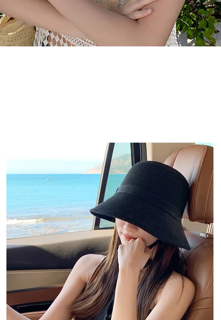 Cappello Da Pescatore Donna/Unisex - Cotone Denim, UPF 50, Pieghevole, Tesa Larga - Foto 4