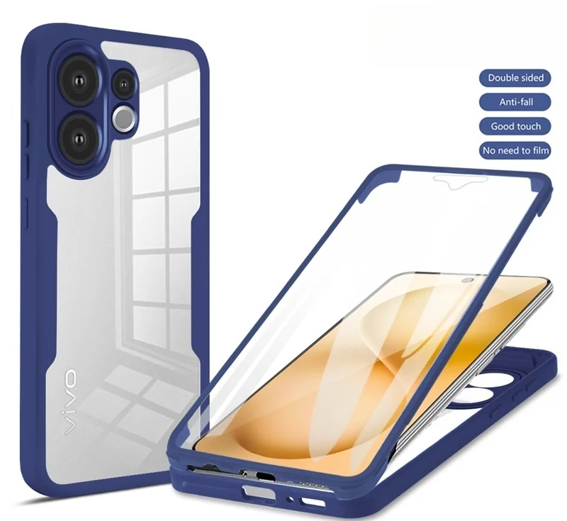 Shockproof 360° Full-Body Case with Screen Protector & Soft Silicone Back Cover