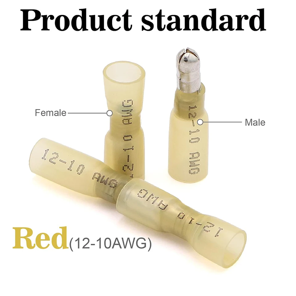 Connettore Termoretraibile, Connettore A Saldare, 300 Pezzi - Foto 8