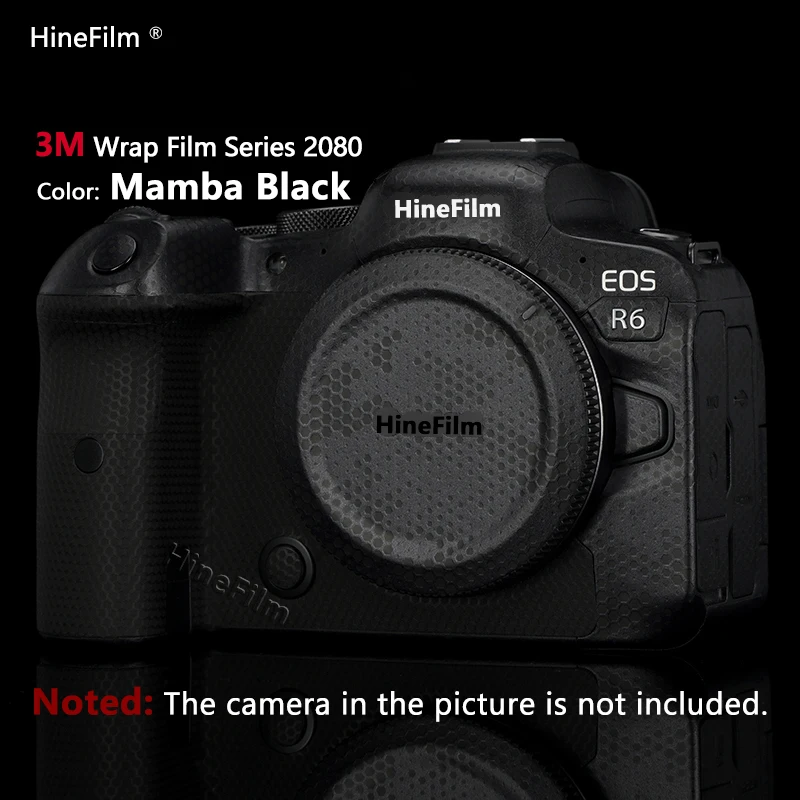 캐논 카메라용 Hinefilm 스킨 스티커, 캐논 EOS R6 용 스킨 데칼 EOSR6 보호대, 캐논 R6 코트 랩 커버 필름