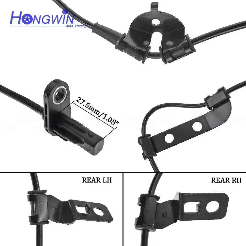2WD Front Rear Right Left ABS Speed Sensor For Hyundai Tucson IX35 2010- 956702Z300 956712Z300 956802Z500 956812Z500