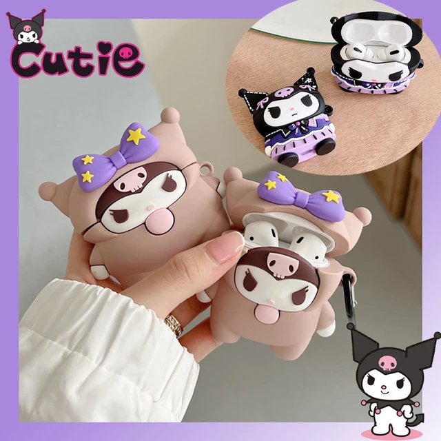 Sanrio Kuromi Airpods Pro Case - Cartoon Wireless Bluetooth Headset Case Airpods  1 - Aliexpress