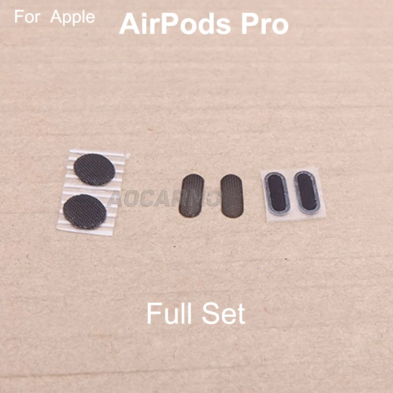 Aocarmo For Apple AirPods Pro Earphone Dust Filter Mesh Dustproof Net Repair Replacement Part