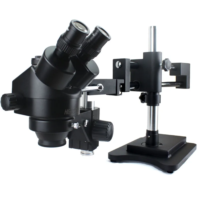 4K 2K HDMI USB Digital Microscope Camera 3.5X-90X Double Boom Zoom Simul Focal Trinocular Stereo Microscope  Phone Repair Tools 4