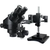 4K 2K HDMI USB Digital Microscope Camera 3.5X-90X Double Boom Zoom Simul Focal Trinocular Stereo Microscope  Phone Repair Tools 4