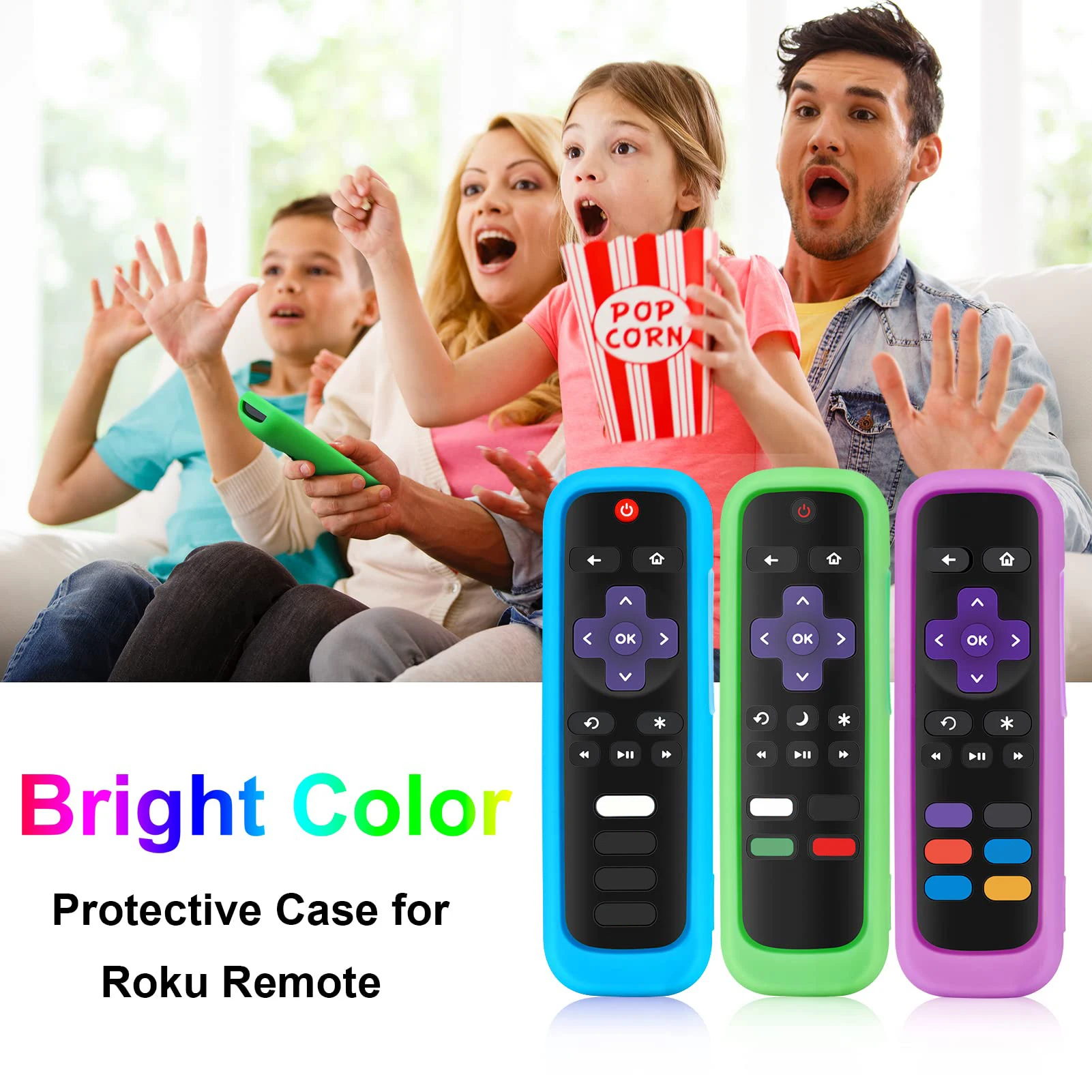 حافظة لجهاز التحكم البديل العالمي Roku Remote