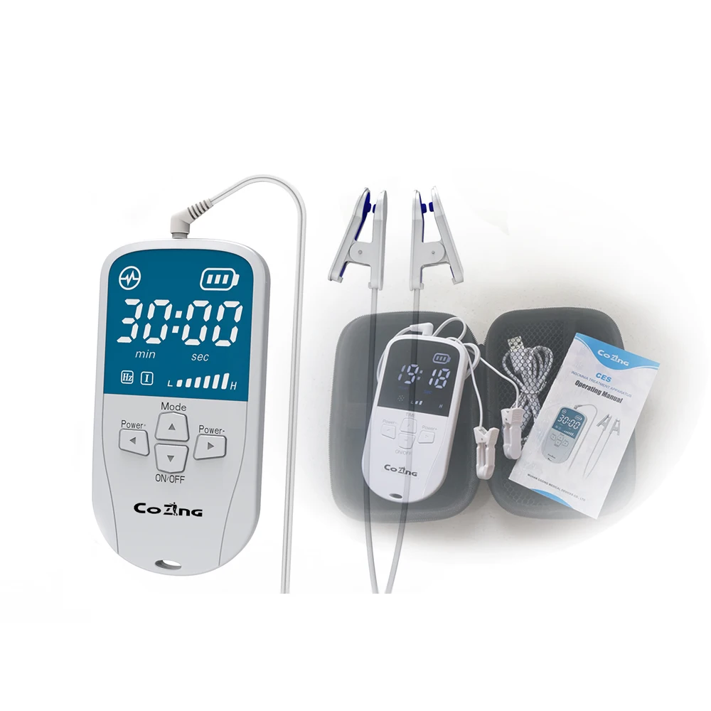 

Sleep Aid Device CES Sleeping Therapy Instrument Insomnia Anxiety Depression Tens Machine Transcranial Microcurrent