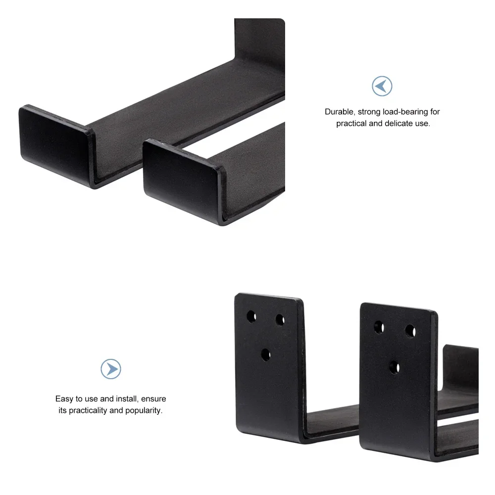 1Pair Durable Surfboard Display Rack Hanger Hook Wall-mounted Surfboard Hanger Snowboard Wall-Mounted Bracket Stand Holder