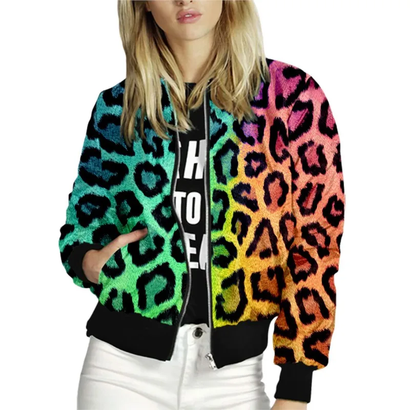 Chaqueta Bomber Allegra K Con Lentejuelas De Manga Larga Con